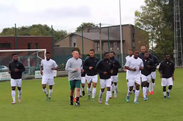 Photos: Super Eagles Training For The Friendly Match Against Belgium